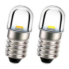 1-2PÇS E10 LED lanterna parafuso lâmpada LED miniatura 3V/4.5V/6V/12V/18V comprar usado  Enviando para Brazil