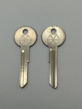 2- Llave Chrysler vintage en blanco sin cortar para algunos autos camionetas y furgonetas segunda mano  Embacar hacia Mexico