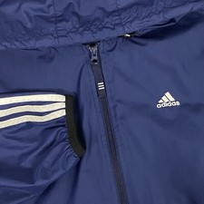 Jaqueta Adidas Climaproof masculina média forrada de malha manga longa com capuz 1/2 zíper azul comprar usado  Enviando para Brazil