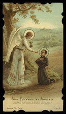 Używany, santino cromo-holy card  boumard n.5415 S.STANISLAO KOSTKA na sprzedaż  Wysyłka do Poland
