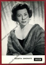 Giulietta simionato soprano usato  Novara