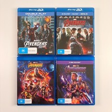 COMO NOVO LOTE 3D Blu-Ray AVENGERS 4-conjunto de filmes Age of Ultron Infinity War End Game, usado comprar usado  Enviando para Brazil