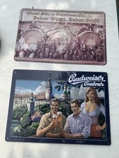 Blechschilder budweiser landsk gebraucht kaufen  Dresden
