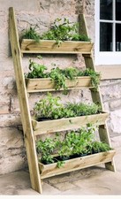 Wooden ladder planter for sale  WELLINGBOROUGH