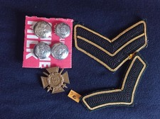 Police military button for sale  TREORCHY