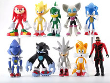 Usado, 10 peças/conjunto Super Sonic Mouse PVC brinquedo figura de ação Sonic Hedgehog presente comprar usado  Enviando para Brazil