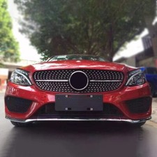 Grelha frontal cromada de malha para MERCEDES BENZ W205 C250 C300 C43 2015-2021 comprar usado  Enviando para Brazil