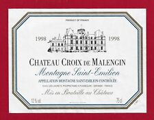 Etiquette bordeaux montagne d'occasion  Albertville