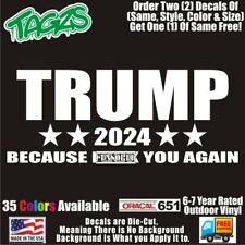 Trump 2024 diecut for sale  USA