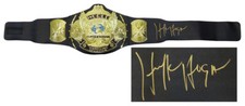 Cinto de luta livre assinado por Hulk Hogan WWE World Champion Winged Eagle réplica -SS CERTIFICADO DE AUTENTICIDADE, usado comprar usado  Enviando para Brazil
