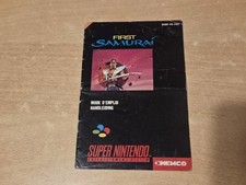 SNES First Samurai Spielanleitung Instruction Booklet FAH comprar usado  Enviando para Brazil