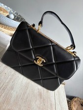 Chanel bag black for sale  DROITWICH