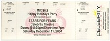 2004 tears fears for sale  Merrifield