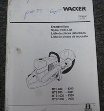 Wacker bts1030 8339 for sale  Fairfield