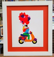 Marco lodola serigrafia usato  Roma