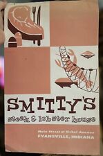 Vtg. menu smitty for sale  Newburgh