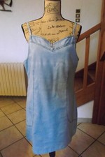 Robe bretelles jeans d'occasion  Épinac