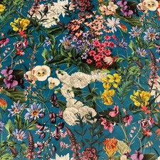 Vibrant floral velvet for sale Vibrant floral velvet for sale  HASTINGS