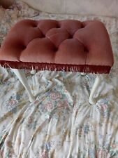 Crushed velvet pouffe for sale  BLACKPOOL