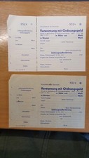 Ddr beleg verwarnungs gebraucht kaufen  Hirschberg