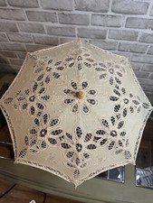 Guarda-chuva de casamento infantil vintage feito à mão de renda. Guarda-chuva de fotografia , usado comprar usado  Enviando para Brazil