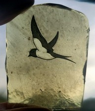 Stained glass swallow for sale  BATTLE