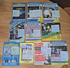 sheffield wednesday programmes for sale  STAMFORD