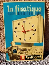 Plaque publicitaire horloge d'occasion  Saint-Just-Saint-Rambert