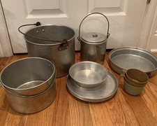 Vintage mirro aluminum for sale  Versailles