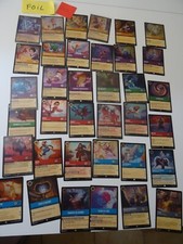 Lot foil cartes d'occasion  Orange