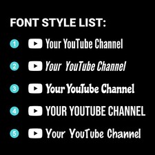 Custom youtube channel for sale  Los Angeles