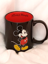 CANECA/COPO DE CAFÉ CLÁSSICO DISNEY MICKEY MOUSE preto/vermelho comprar usado  Enviando para Brazil