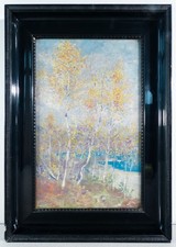 Quadro paesaggio macchiaiolo usato  Torino