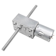 Usado, 6V 12V 24V JGY370 Turbo Worm Gearbox Redutor De Velocidade Motor Eixo M6x50 Dual comprar usado  Enviando para Brazil