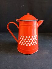 Cafetière émaillée rouge d'occasion  Verquin