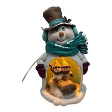 Vintage light snowman d'occasion  Expédié en Belgium