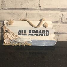 Aboard wooden plaque. for sale  MARGATE