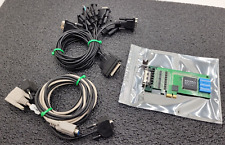Moxa CP-118EL 8 Port Low Profile PCI Express Board RS-232/422/485 Damaged Cable, usado comprar usado  Enviando para Brazil