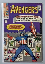 AVENGERS 16 1965 Primeira Nova Linha Avengers CLÁSSICO Capitão América BOM+ 6.5 comprar usado AVENGERS 16 1965 Primeira Nova Linha Avengers CLÁSSICO Capitão América BOM+ 6.5 comprar usado  Enviando para Brazil