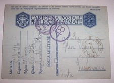 Cartolina postale forze usato  Vimodrone
