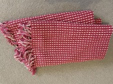 Pink throw white for sale  HARPENDEN