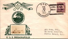 Usado, GOLDPATH: CAPA NAVAL DOS EUA 1936 USS INDIANAPOLIS, LONGB BEACH, CA.CROSBY CV803_P29 comprar usado  Enviando para Brazil
