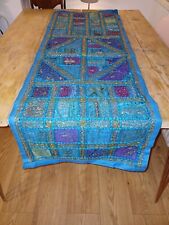 Embroidered patchwork table for sale  WALTON-ON-THAMES