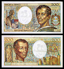 Billet banque 200 d'occasion  Crespin
