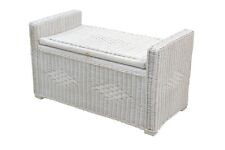 Sitztruhe weiß rattan gebraucht kaufen  Rödental