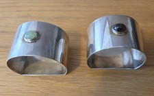 Silver napkin rings. for sale  HAMPTON