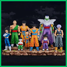 ✅ Set 9 Figurines Dragon Ball 28cm Goku Gohan Trunks PVC Modèle Bureau Cadeau na sprzedaż  Wysyłka do Poland