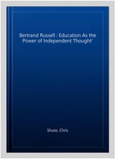 Bertrand russell education for sale  Jessup
