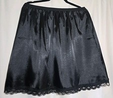 Black satin half for sale  Smithville