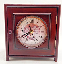 Brown wooden clock for sale  Brick